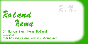 roland nema business card